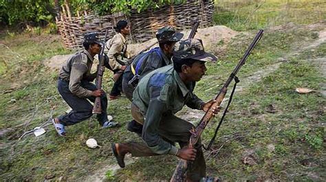 4 Naxals Killed In Police Encounter In Chhattisgarh 4 Naxals Killed