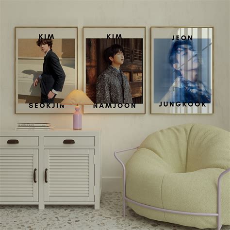 Bts Poster Set Of 7 Digital Download Jungkook Calvin Klein Aesthetic