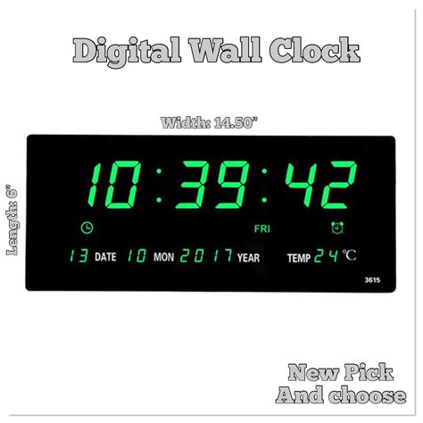 Casio Digital Wall Clock