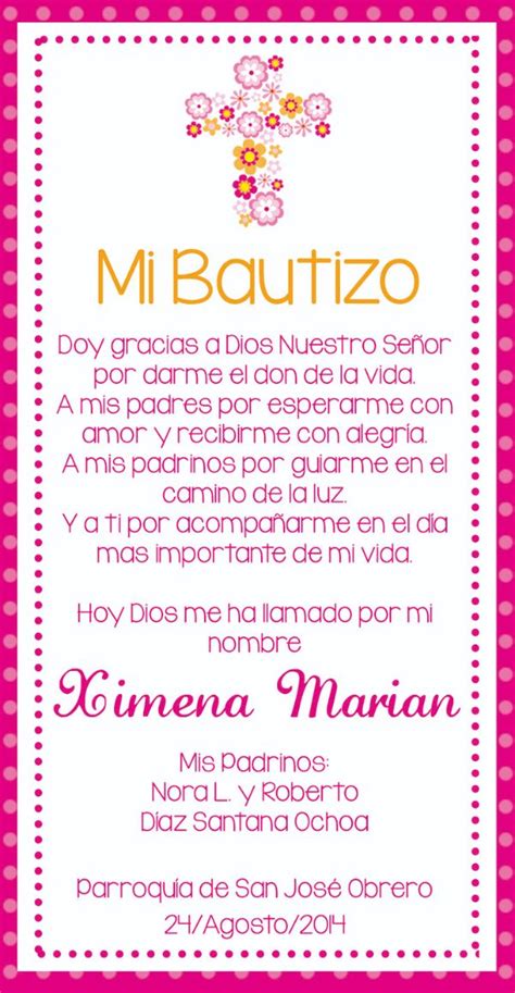 Oraciones Para Invitaciones De Bautizo Oraciones De Bautizo Hot Sex