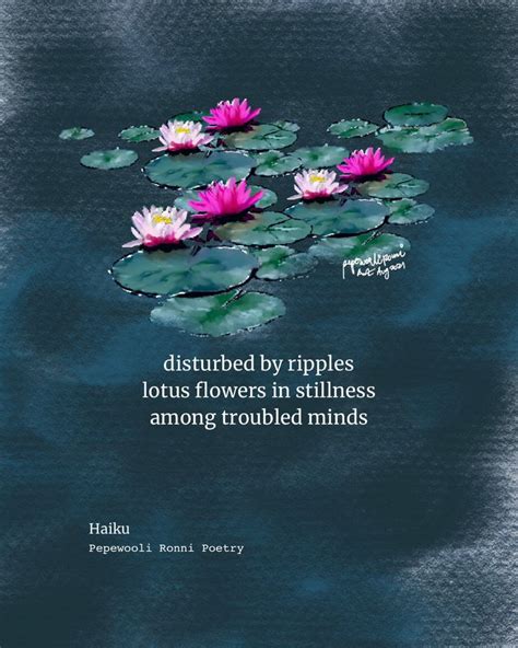 Haiku : Lotus Flowers | Haiku, Haiku poems, Homeschool poetry