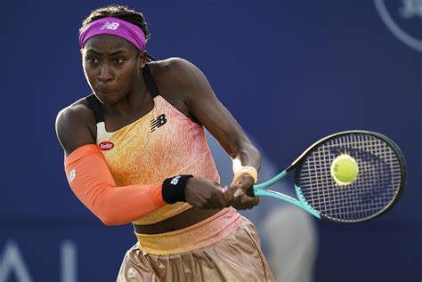 Coco Gauff beats former No. 1 Naomi Osaka in straight sets | AP News
