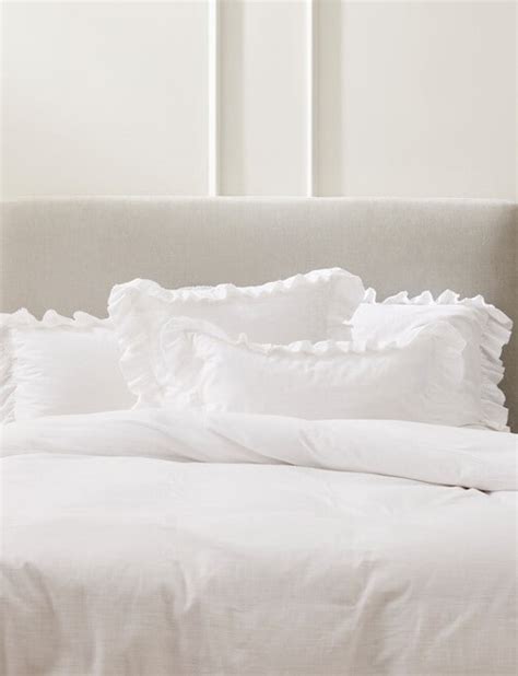 Kate Reed Margot Standard Pillowcases White Duvet Covers And Co Ordinates