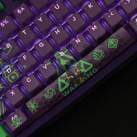 Eva Keycaps Oem Profile Evangelion Anime Pbt Dye Sub B N Ph M C H C