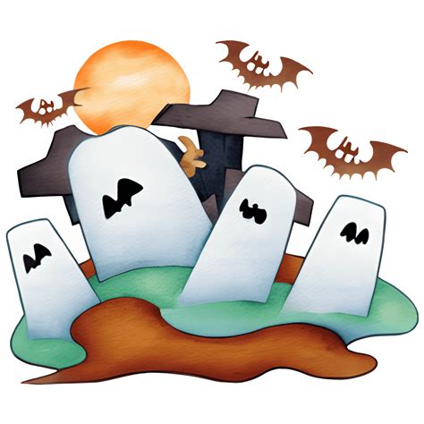 Halloween Ghost Clipart · Creative Fabrica