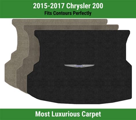 Lloyd Luxe Trunk Carpet Mat For 2015 2017 Chrysler 200 W Chrysler Wings