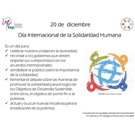 Día Internacional de la SOLIDARIDAD HUMANA Psicologos Madrid