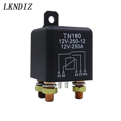 Car Truck Motor Automotive Relay 24V 12V 250A 1 8W 4 8W Continuous Type