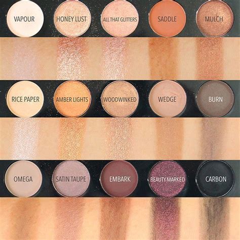 Bonniebeautyxo Mac Nordstrom Naturals Eyeshadow Palette Swatches