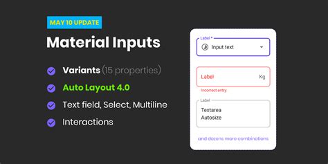 Material Text Field Input Figma