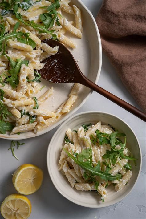 Lemon Ricotta Pasta With Arugula 20 Minutes