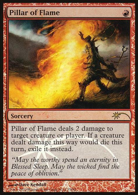 Pillar Of Flame Price Fnm Promos Mtg