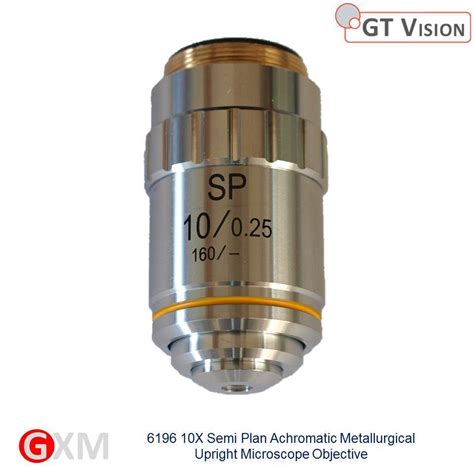 X Semi Plan Achromatic Microscope Objective Gxm