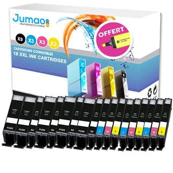 Lot De 18 Cartouches Jet D Encre Type Jumao Compatibles Pour Canon