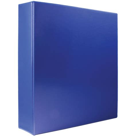 Blue A4 40mm 4 D Ring Presentation Ring Binders Pack Of 10 Wx01331