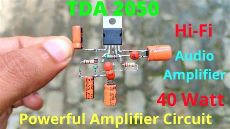 Tda Ic Amplifier How To Make Tda Powerful Audio Amplifier