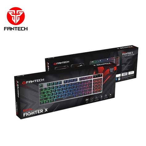 Teclado Gamer Tkl Fantech Fighter X K X Compacto Retroiluminado Negro