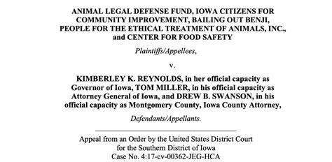 Iowa ‘ag Gag Statute Violates First Amendment The Reporters