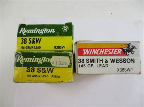 ASSORTED .38 SMITH & WESSON AMMO - Switzer's Auction & Appraisal Service