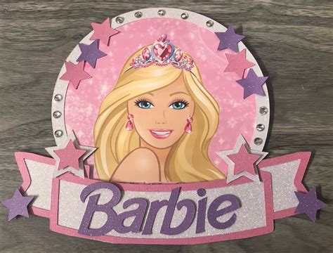 Barbie Cake Topper Printable