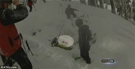 I Was Just Sinking Submerged Skier Recounts Terrifying Half Hour