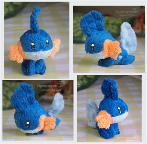 Mudkip- handmade plushie by Piquipauparro on DeviantArt