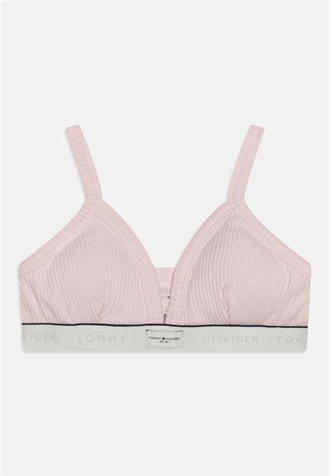 Tommy Hilfiger Triangle Bra Brassière Light Pink Rose Clair