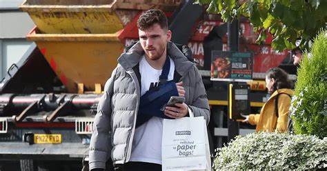 Andy Robertson Pictured In Sling As Liverpool Star Set For Extended