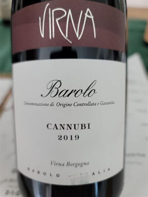 2018 Azienda Virna Di Borgogno Barolo Cannubi Boschis Italy Piedmont