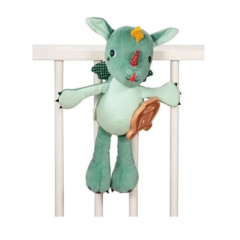 Peluche Musicale En Coton Bio Joe Le Dragon Lilliputiens Bcd