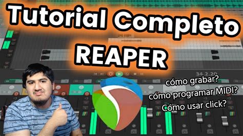 Tutorial Completo Reaper En Espa Ol Youtube