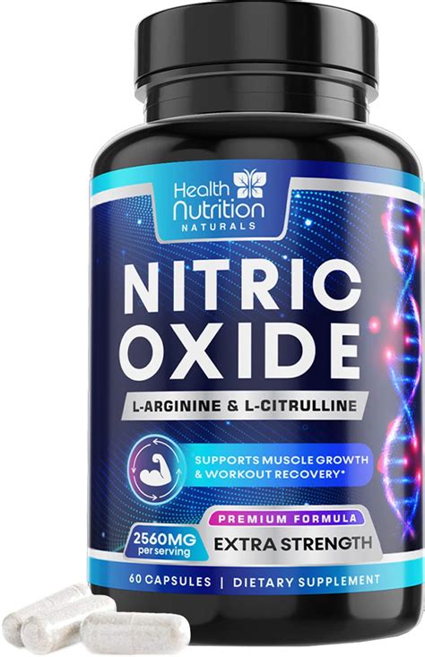 Extra Strength Nitric Oxide Supplement L Arginine 3x Strength Citrulline Malate Aakg Beta