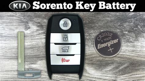 How To Replace Kia Sorento Remote Key Fob Battery 2016 2020 Change