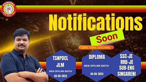 Tsspdcl Jlm Notification Ssc Je Notification Rrb Je