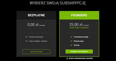 Founders w GeForce Now znowu dostępne w Polsce ale nie na długo