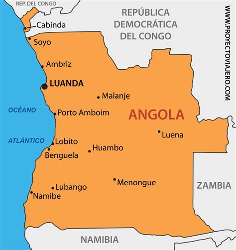 Mapas De Angola El Pa S M S Caro De Frica