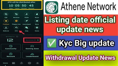 Athene Network Listing Date Official Update News Athene Network Kyc