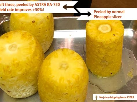 Astra Releases Peeling Machine Ka For Soft Core Pineapples Hirata