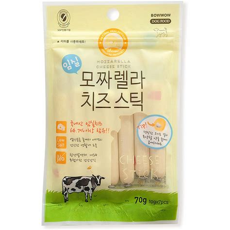 Xúc xích cho chó vị phô mai que BOWWOW Mozzarella Cheese Stick Pet