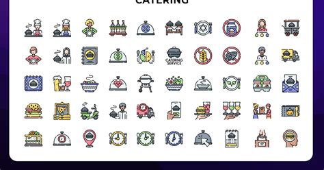 Catering Icons, Icons ft. catering & foodservice - Envato Elements