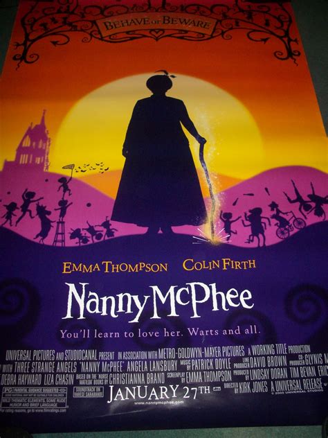 Nanny Mcphee Original Movie Poster Approx. 48 X 69