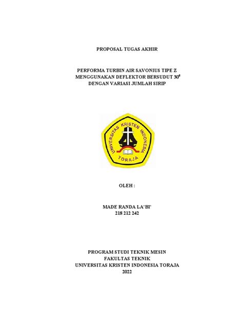 Proposal Tugas Akhir Made 1 Pdf