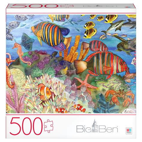 500 Piece Big Ben Jigsaw Puzzle Coral Reef Walmart Walmart