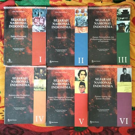 Jual ORIGINAL BUKU SEJARAH NASIONAL INDONESIA JILID 1 2 3 4 5 6 1 SET