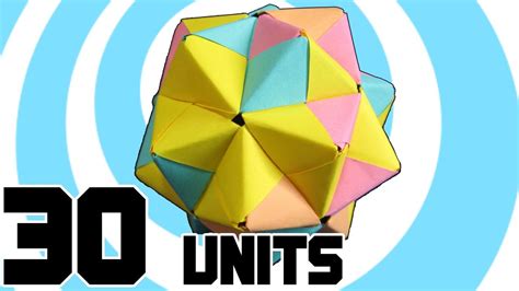 How To Make Modular Origami Icosahedron From 30 Sonobe Units Origami Wonderhowto