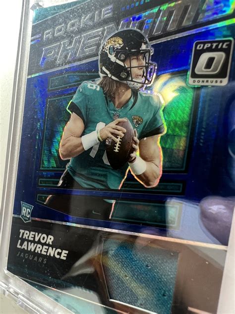 Mavin Donruss Optic Trevor Lawrence Rookie Phenoms Blue Hyper