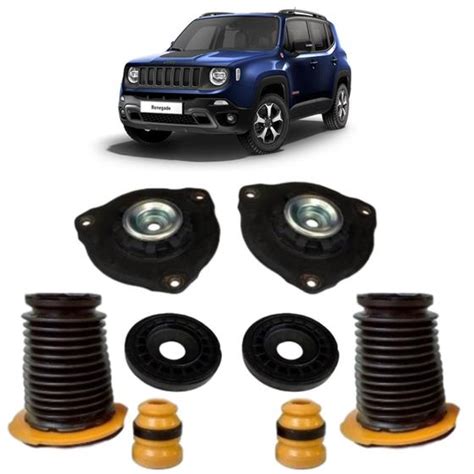 Kit Batente Coxim Amortecedor Dianteiro Jeep Renegade Solupe Parts