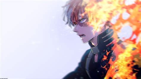 Fond D Cran Hd Anim Izuku Midoriya Shoto Todoroki My Hero