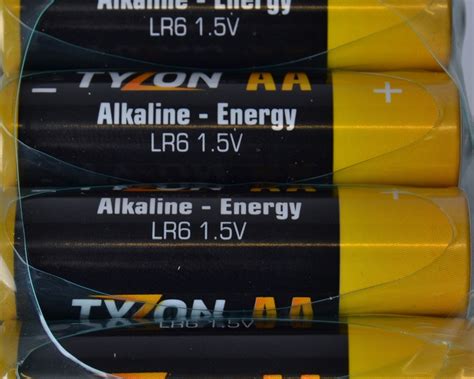 Stk Aa Lr Alkaline Batterier Tyzon