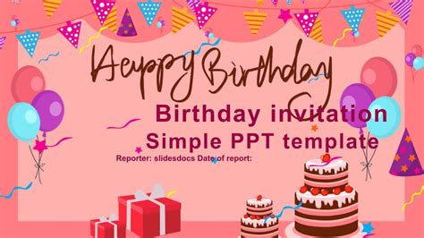 Best Free Birthday Invitation Google Slides Themes And Powerpoint ...